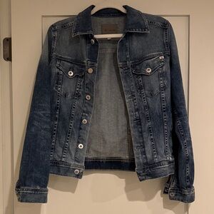 AG Adriano Goldschmied Blue Denim Jacket